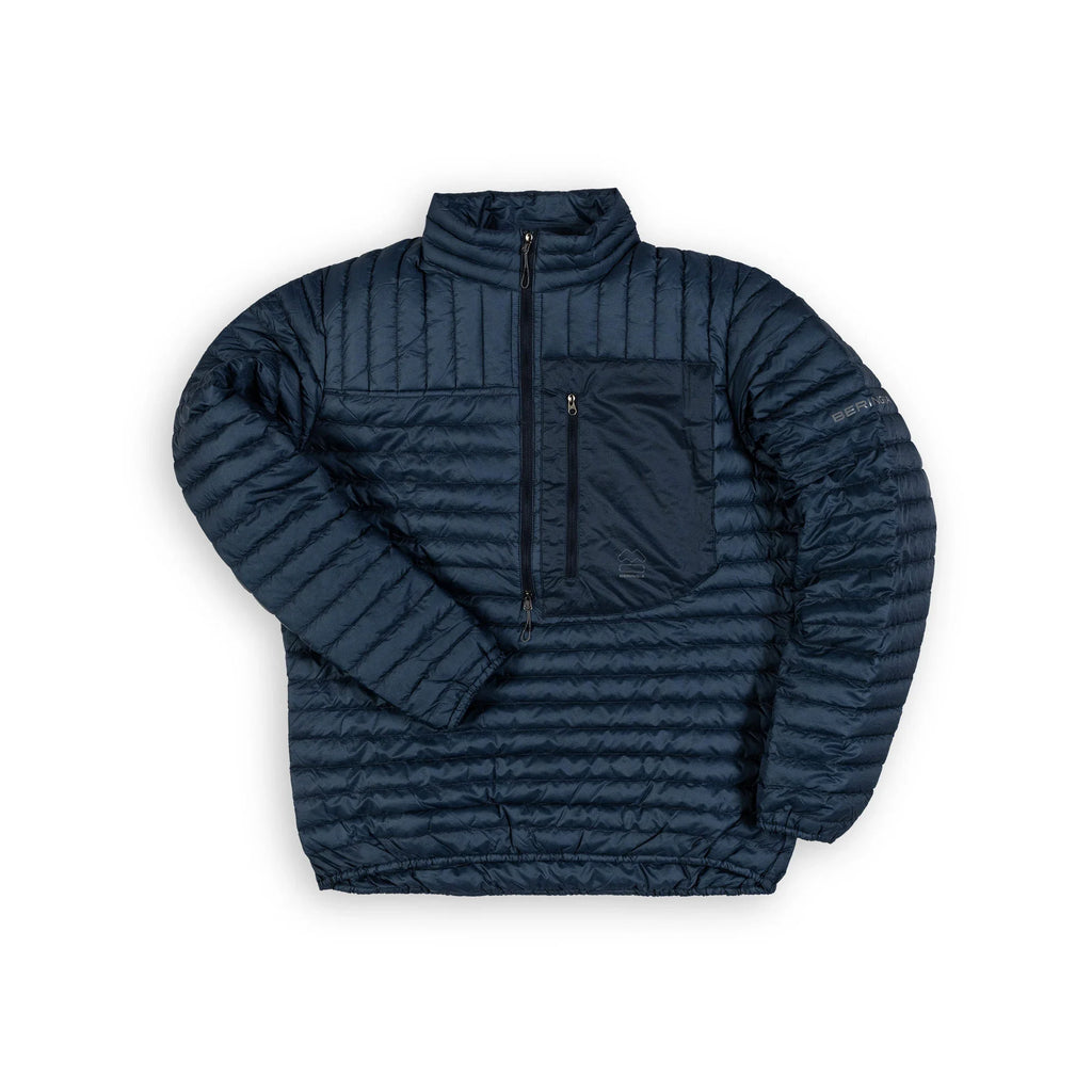 Beringia Luft Jacket. Ultralight Down pullover in Navy