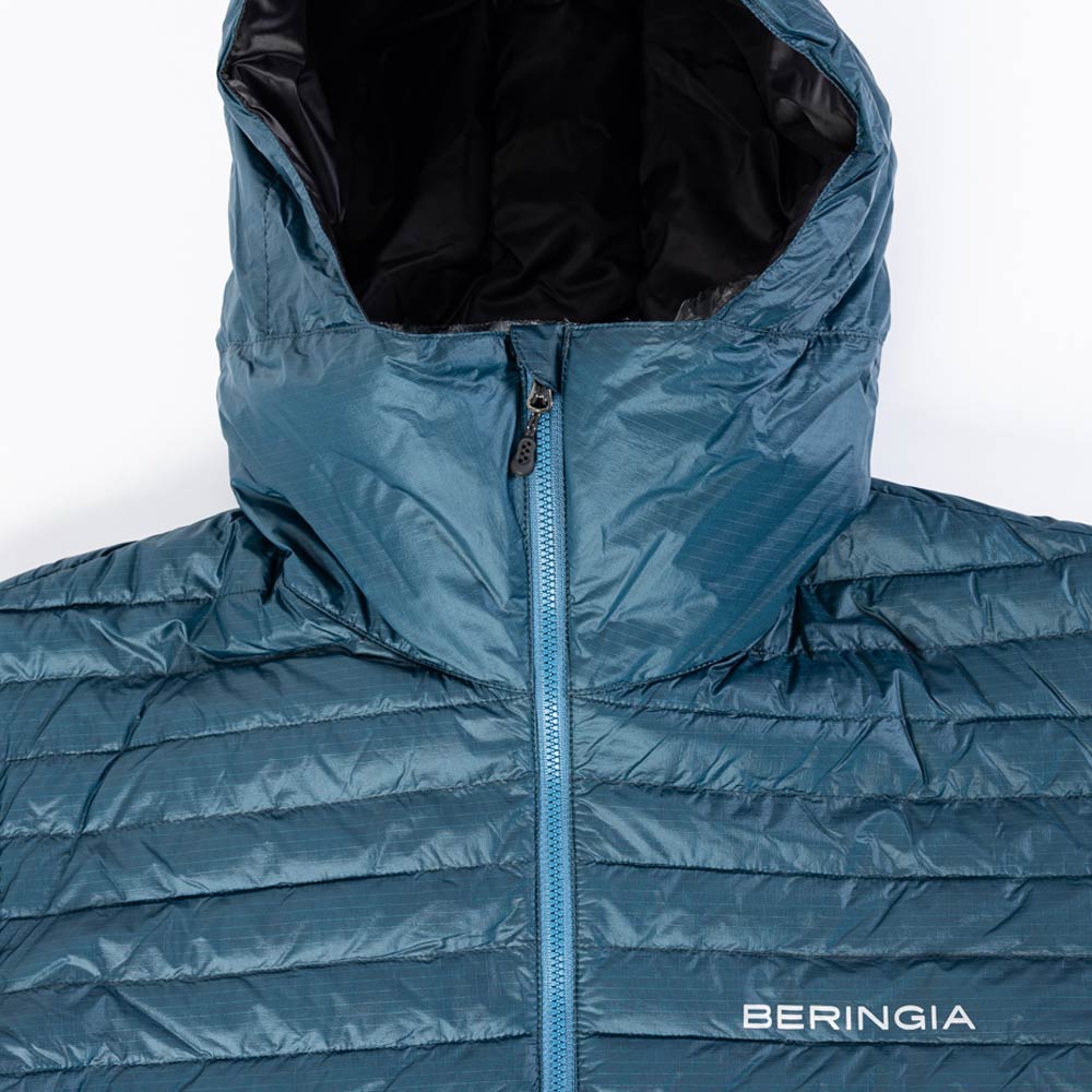 Beringia - Bering Down Inner Hoody - Hood and Neck Baffle Detail